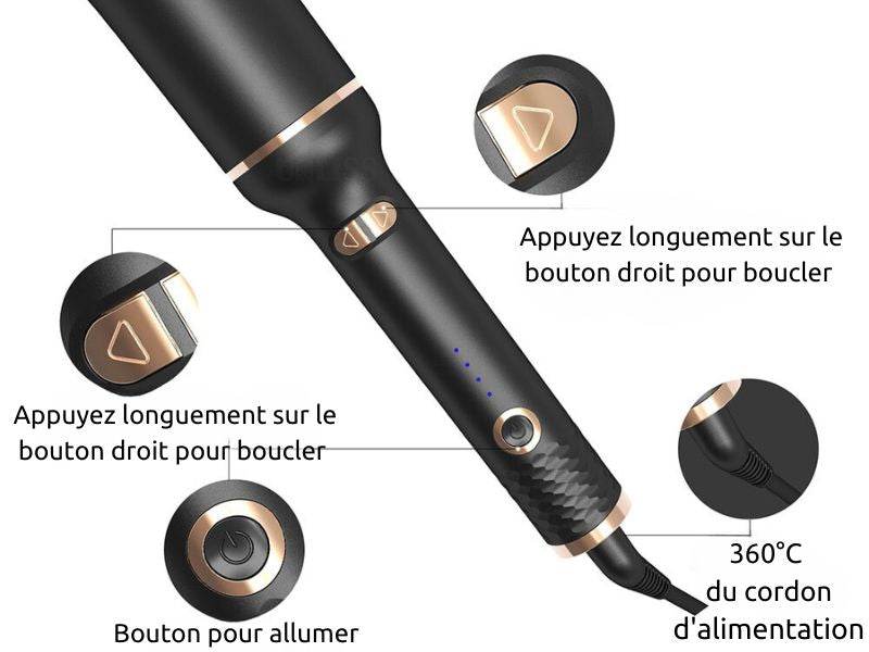 Spin-n-Curl - Fer à friser à rotation automatique (CJ)